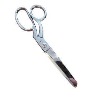 Fabric Scissors by Gingher- 8” Knife Edge Chrome Black Sheath Germany VTG